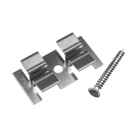 Клипса с саморезом, шовный монтаж Клипса с саморезом, шовный монтаж